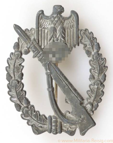 Infanterie Sturmabzeichen in Silber, Hersteller FZS