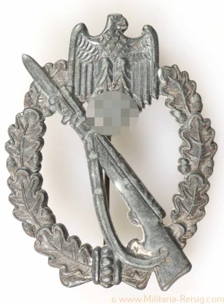 Infanterie Sturmabzeichen in Silber, Hersteller M.K. 1.