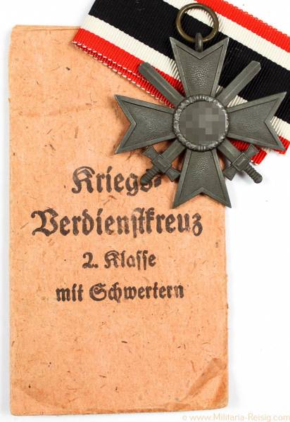 Kriegsverdienstkreuz mit Schwertern 2.Klasse 1939, Herst. 127 (Moritz Hausch AG, Pforzheim)