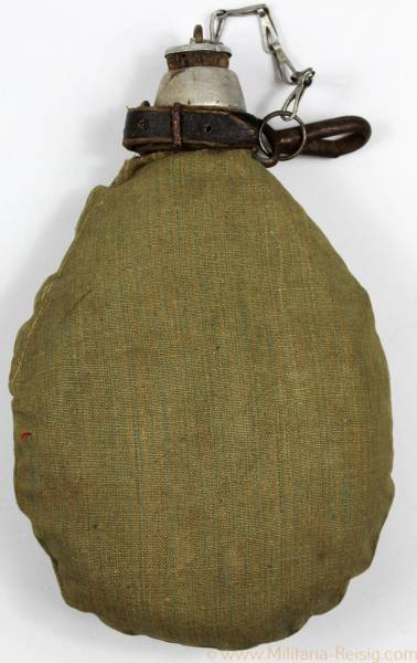 Feldflasche mit Korken, ohne Stempel, vermult. 1. Weltkrieg, guter Zustand. 