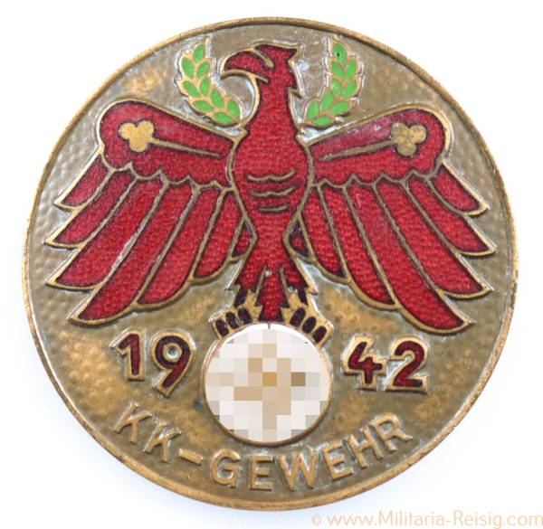 Standschützenverband Tirol-Vorarlberg, Gauleistungsabzeichen in Bronze 1942 "KK-Gewehr"