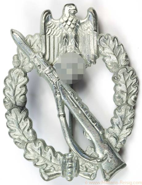 Infanterie Sturmabzeichen in Silber, Hersteller Friedrich Orth, Wien
