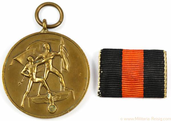 Sudetenland Medaille + Bandspange
