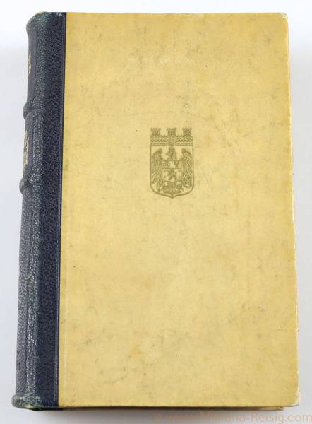 Mein Kampf Hochzeitsausgabe 1942 mit Stadtwappen, Lateinschrift