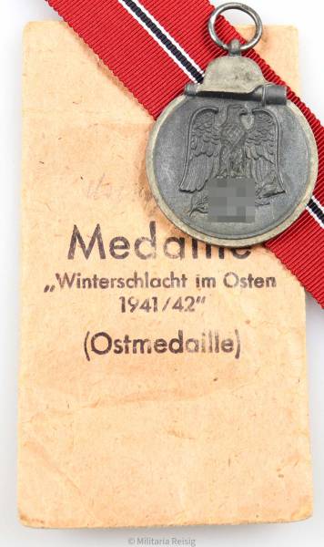 Ostmedaille Winterschlacht im Osten 1941/42 mit Tüte, Hersteller 15