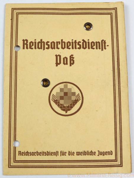 Reichsarbeitsdienst-Paß