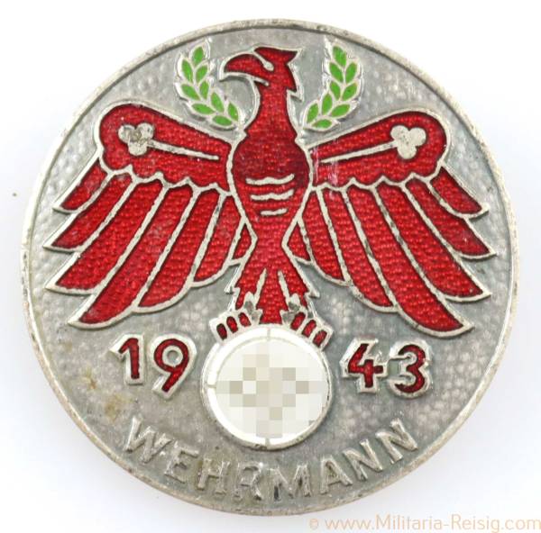 Standschützenverband Tirol-Vorarlberg, Gauleistungsabzeichen in Silber 1943 "Wehrmann"