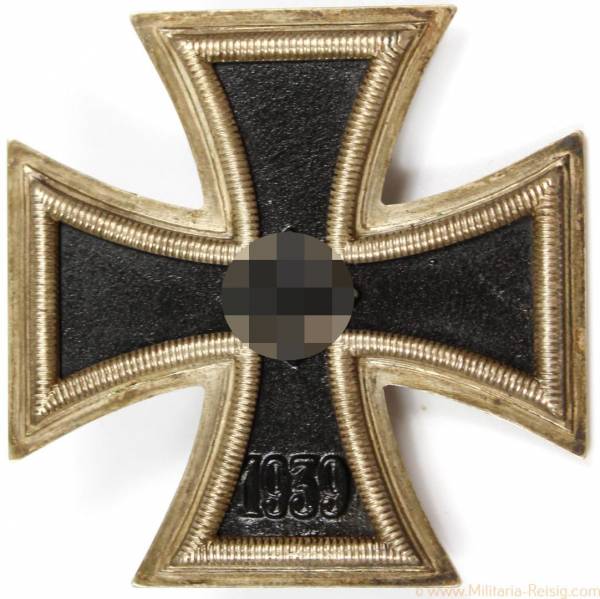 Eisernes Kreuz 1. Klasse 1939, Herst. 6. 6. (Fritz Zimmermann, Stuttgart) Extrem selten!
