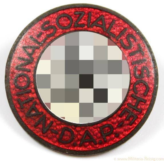 NSDAP Parteiabzeichen, Herst. RZM 1/153 (Friedrich Orth, Wien)