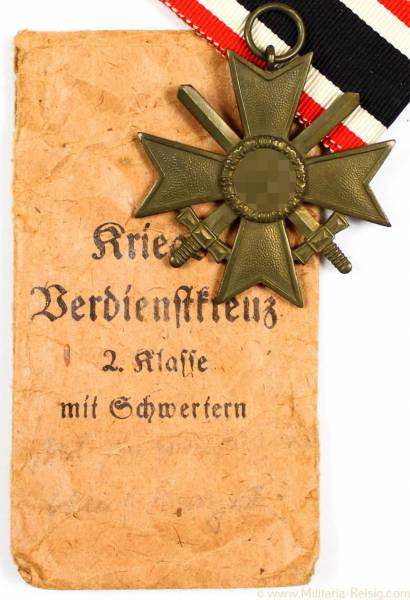 Kriegsverdienstkreuz mit Schwertern 2.Klasse 1939, Herst. Rudolf Souval, Wien