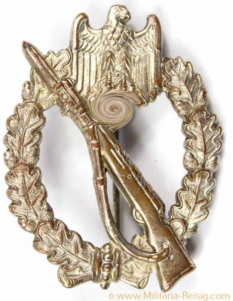 Infanterie Sturmabzeichen in Silber, aus Cupal, sehr selten!