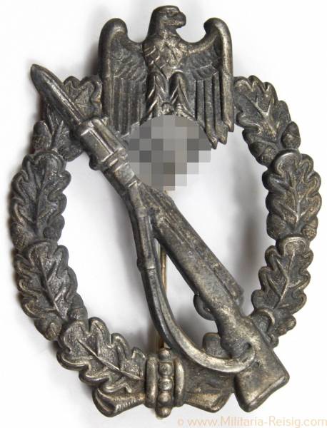Infanterie Sturmabzeichen (ISA) in Silber, Herst. Otto Schickle/B.H.Mayer