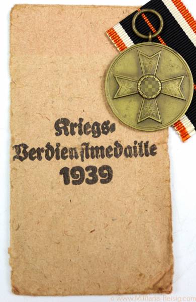Kriegsverdienstmedaille 1939, Hersteller Karl Hensler Pforzheim