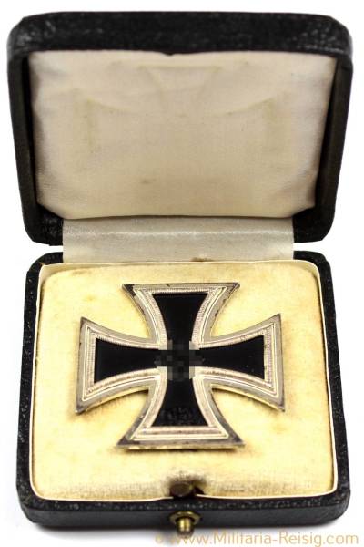Eisernes Kreuz 1. Klasse im Etui, Hersteller Rudolf Wächtler & Lange, Mittweida