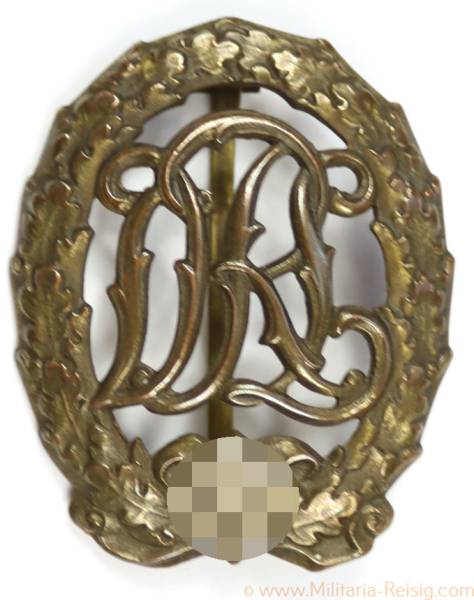Reichssportabzeichen DRL in Bronze - Hersteller Ernst Schneider, Lüdenscheid