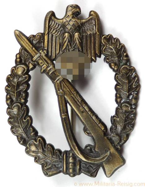 Infanterie Sturmabzeichen in Bronze , Hersteller JFS