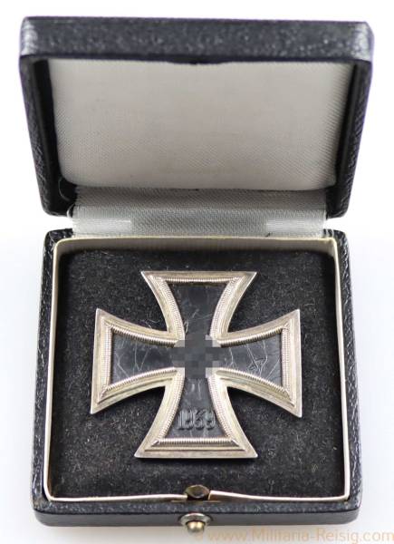Eisernes Kreuz 1. Klasse 1939 im Etui, Hersteller Rudolf Souval, Wien