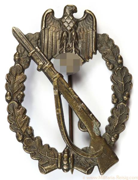 Infanterie Sturmabzeichen in Bronze, Hersteller Paul Maybauer, Berlin