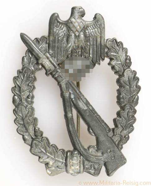 Infanterie Sturmabzeichen in Silber, Hersteller AS