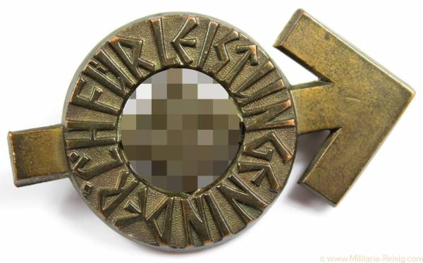 HJ Leistungsabzeichen in Bronze mit Verleihungsnummer, Herst. RZM M1/101