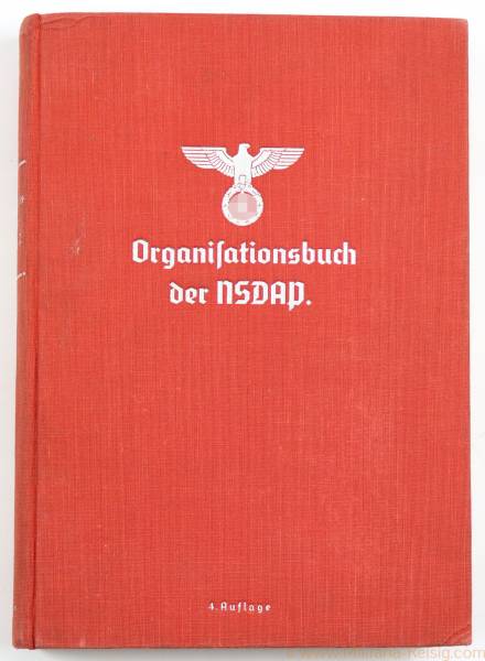 Organisationsbuch der NSDAP 1937 4. Auflage