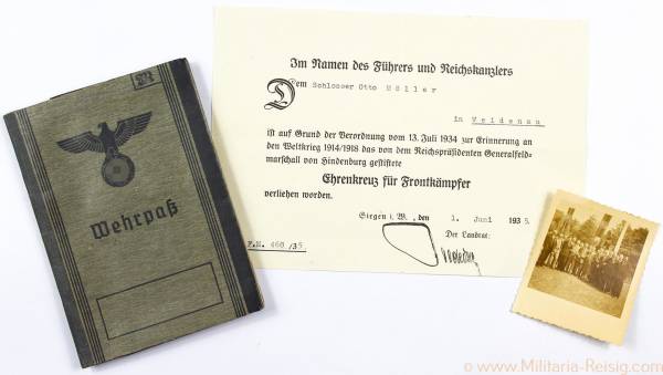 Dokumentennachlass des Schlossers Otto Möhler