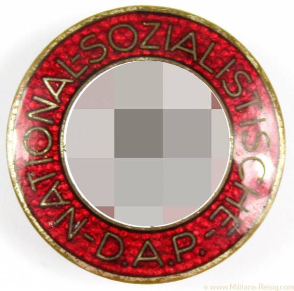 NSDAP Parteiabzeichen Knopfloch Variante, Herst. RZM M1/163