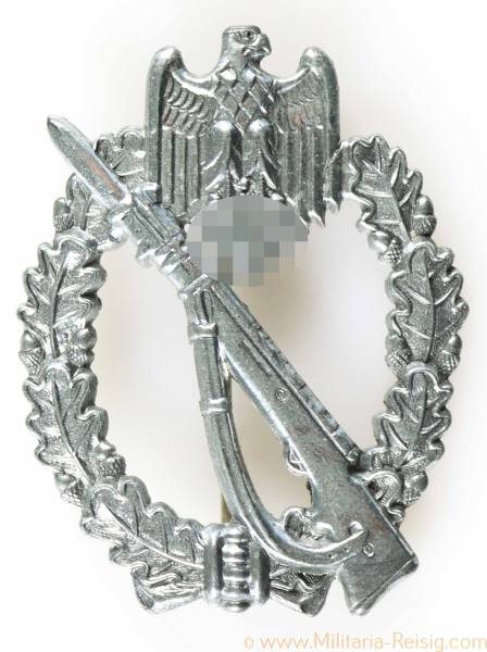 Infanterie Sturmabzeichen in Silber, Hersteller AS