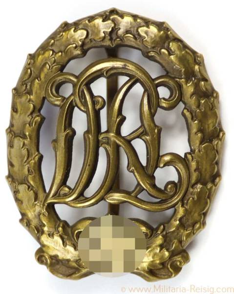 DRL Reichssportabzeichen in Bronze, H. Wernstein Jena-Löbstedt