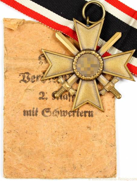 Kriegsverdienstkreuz mit Schwertern 2.Klasse 1939, Herst. Franz Jungwirth, Wien