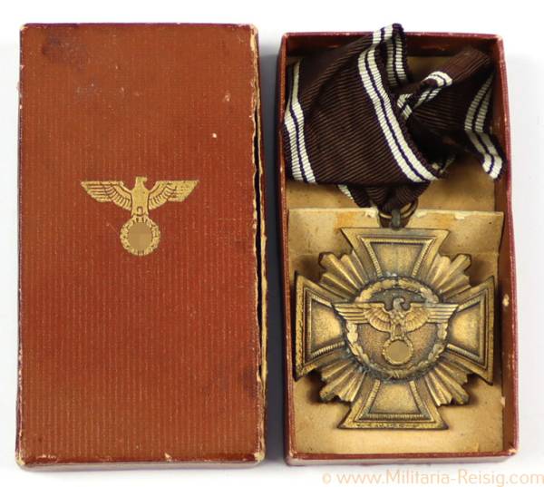Dienstauszeichnung der NSDAP 1.Stufe Bronze im Etui