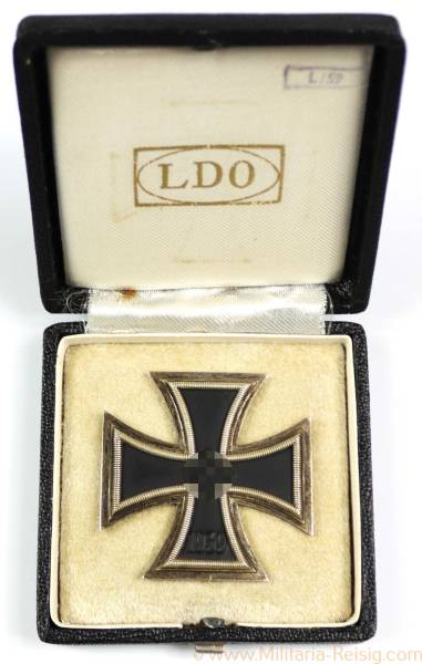 Eisernes Kreuz 1. Klasse 1939 im LDO Etui, Hersteller S L59