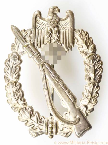 Infanterie Sturmabzeichen in Silber, Herst. B.H. Mayer / Otto Schickle Design