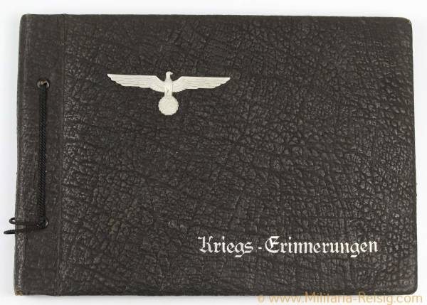 Fotoalbum eines Feldwebel der Wehrmacht "Kriegs-Erinnerungen"