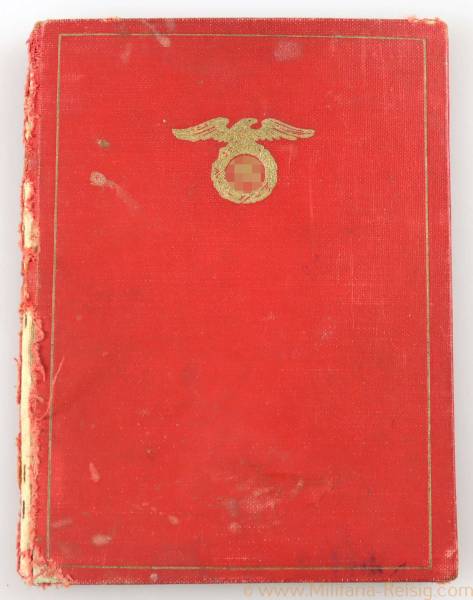 NSDAP Mitgliedsbuch 1932 Nr. 672487, Hermuthausen Gau Württemberg
