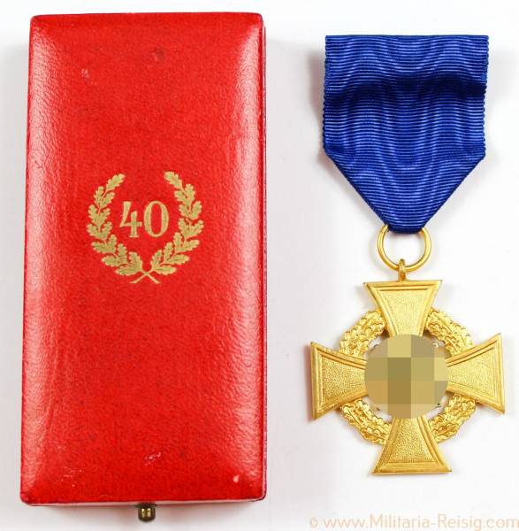Treuedienst-Ehrenzeichen 1.Stufe für 40 Jahre 1938