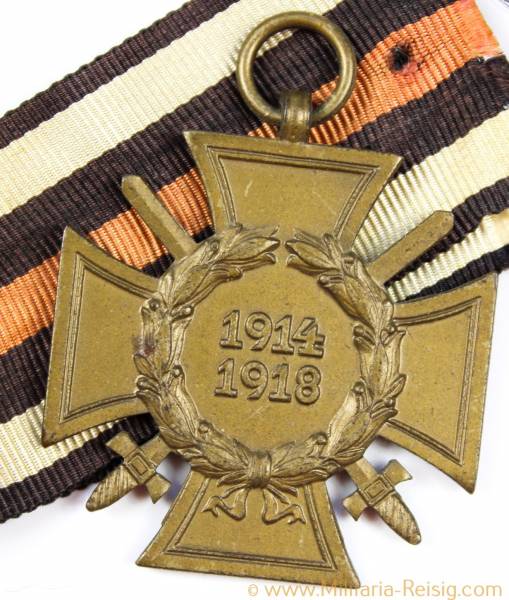 Ehrenkreuz des 1.Weltkrieges Frontkämpferkreuz, Herst. A. & S.