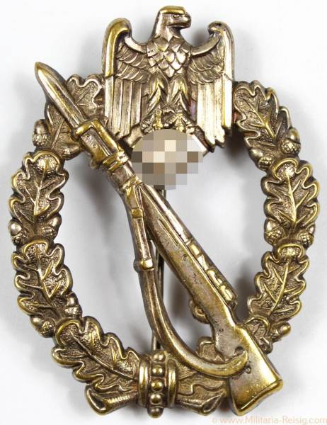 Infanterie Sturmabzeichen in Silber, Herst. B.H. Mayer / Otto Schickle