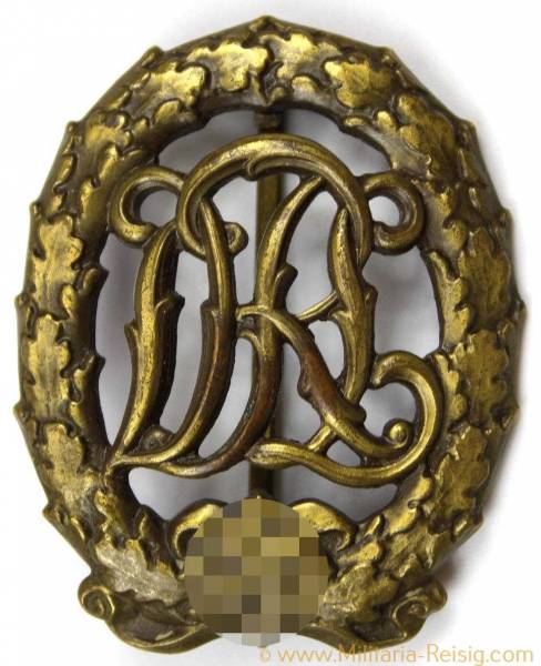 Reichssportabzeichen DRL in Bronze, H. Wernstein Jena-Löbstedt