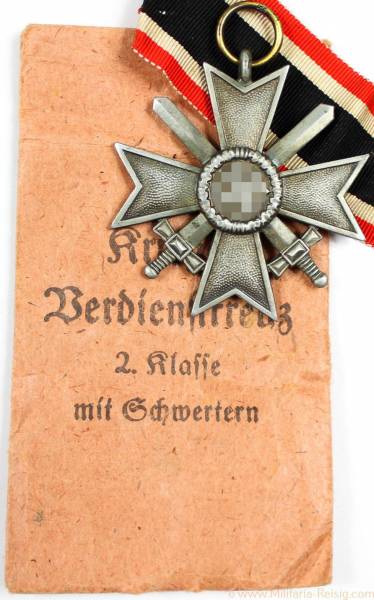 Kriegsverdienstkreuz mit Schwertern 2.Klasse 1939, Herst. 55 (Hammer & Söhne, Geringswalde)