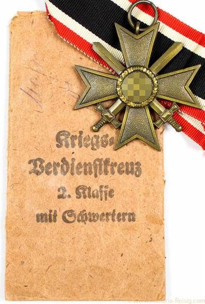 Kriegsverdienstkreuz mit Schwertern 2.Klasse 1939, Herst. Förster & Barth, Pforzheim