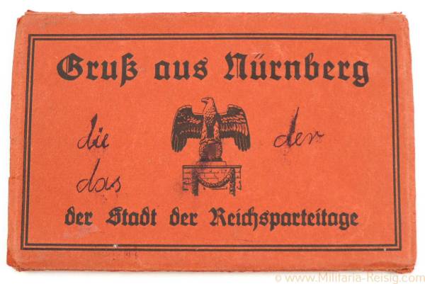 10 Postkarten von Nürnberg in Mappe