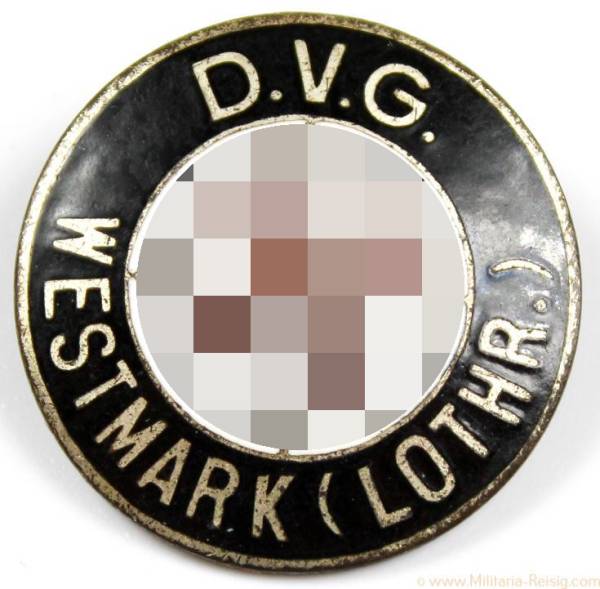 Mitgliedsabzeichen D.V.G. Westmark (Lothr.), Hersteller RZM M9/312