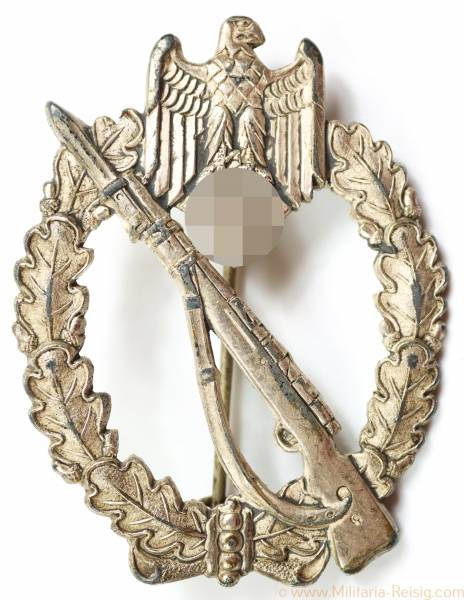 Infanterie Sturmabzeichen in Silber, Hersteller Alois Rettenmeyer, Schwäbisch Gmünd