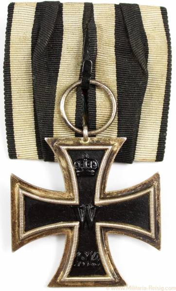 Eisernes Kreuz 2. Klasse 1914 an Einzelspange mit Hersteller