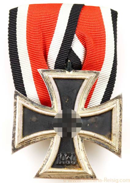Eisernes Kreuz 2. Klasse 1939 an Einzelspange, Hersteller Walter & Henlein, Gablonz