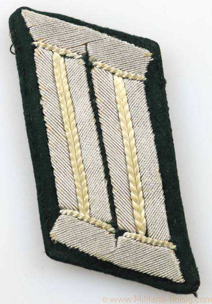 Wehrmacht Kragenspiegel für einen Offizier der Infanterie