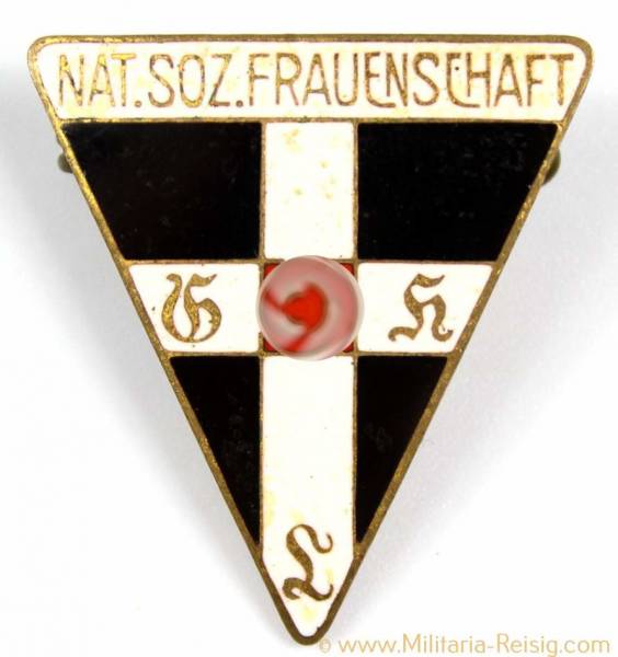 Mitgliedsabzeichen Nationalsozialistische Frauenschaft, Herst. M1/34 - 27mm, 5. Form