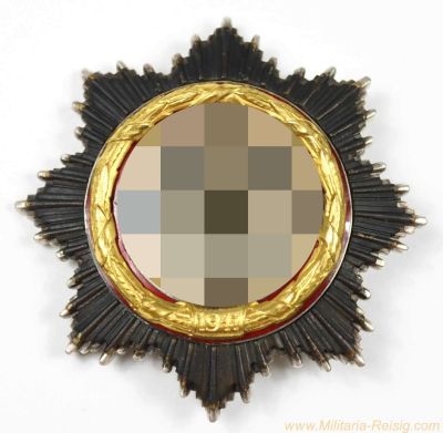 Deutsches Kreuz in Gold – Hersteller 1 (Deschler & Sohn, München), schwere Ausführung