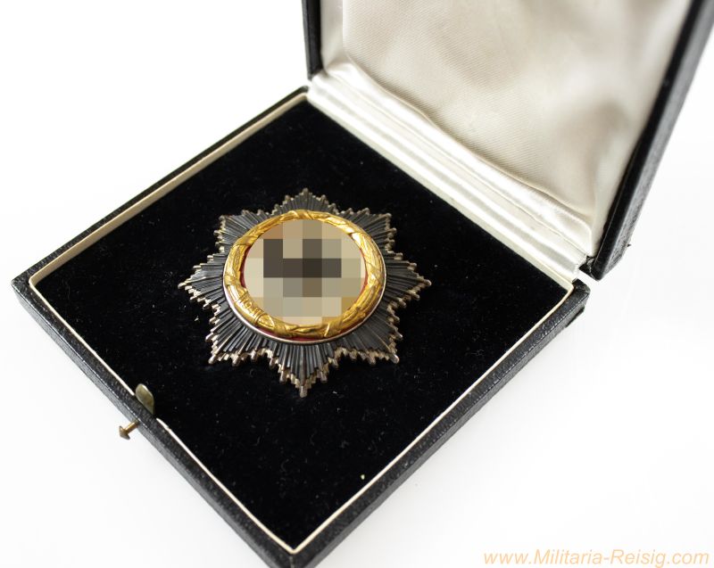 Deutsches Kreuz in Gold im Etui – Hersteller 21 (schwere Ausführung)